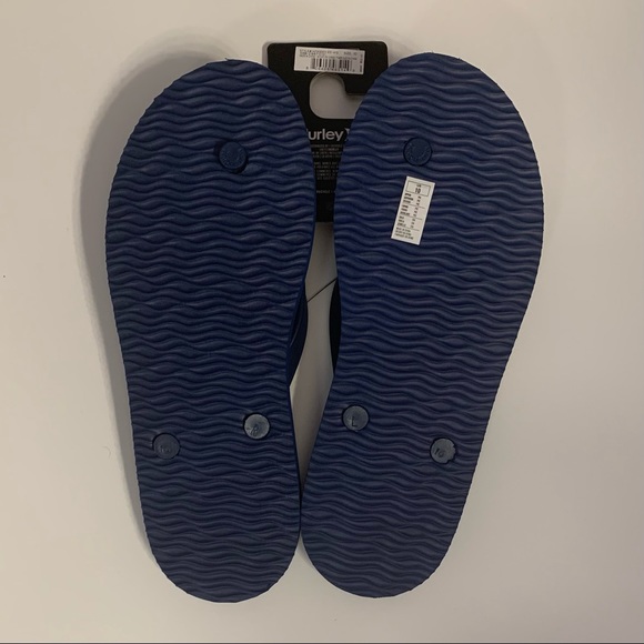 Men’s Navy Blue Hurley Flip-Flops Size:10 - Picture 2 of 4
